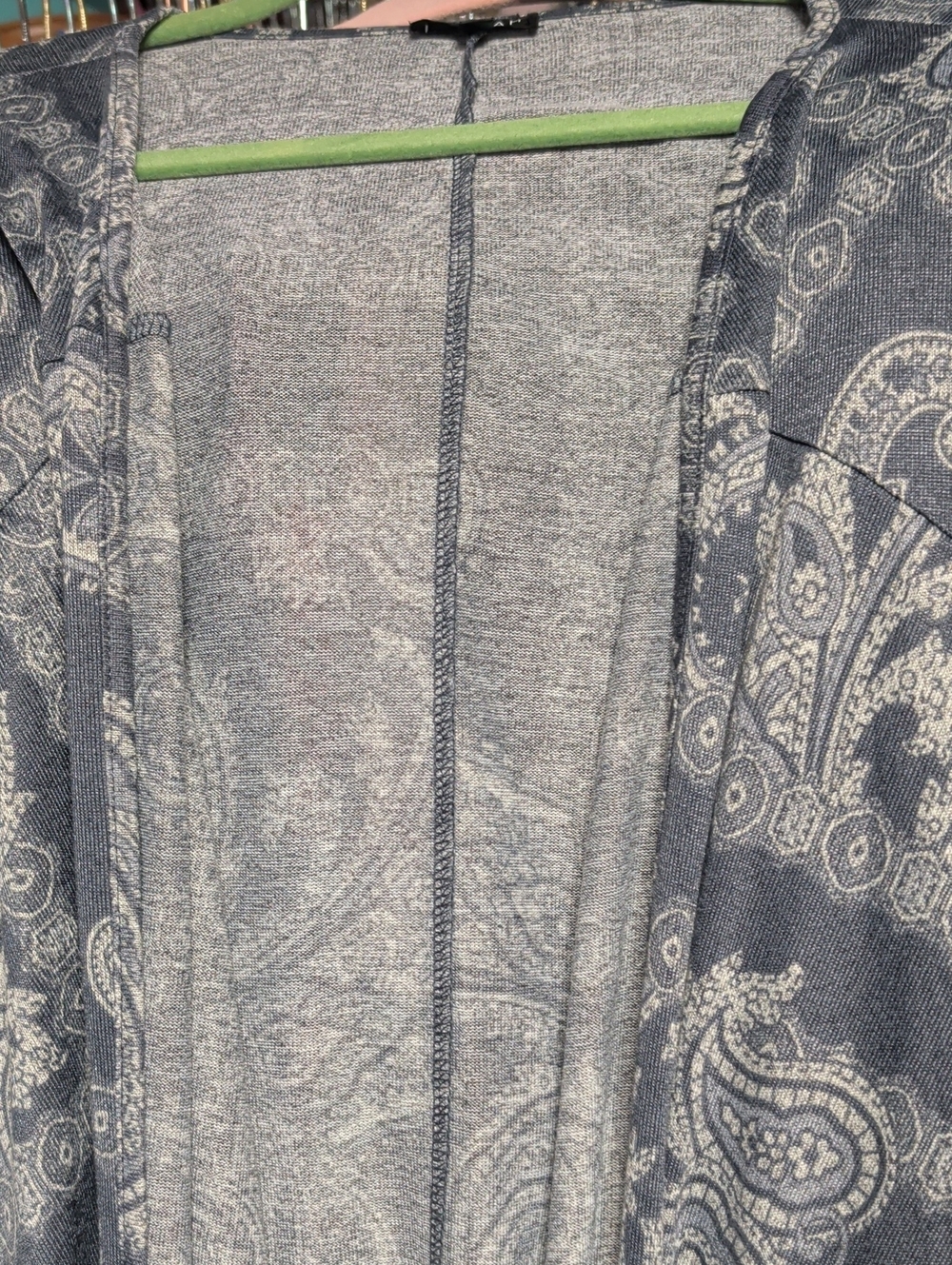 NWT Hannah Plus Size Navy & White Knit Cardigan